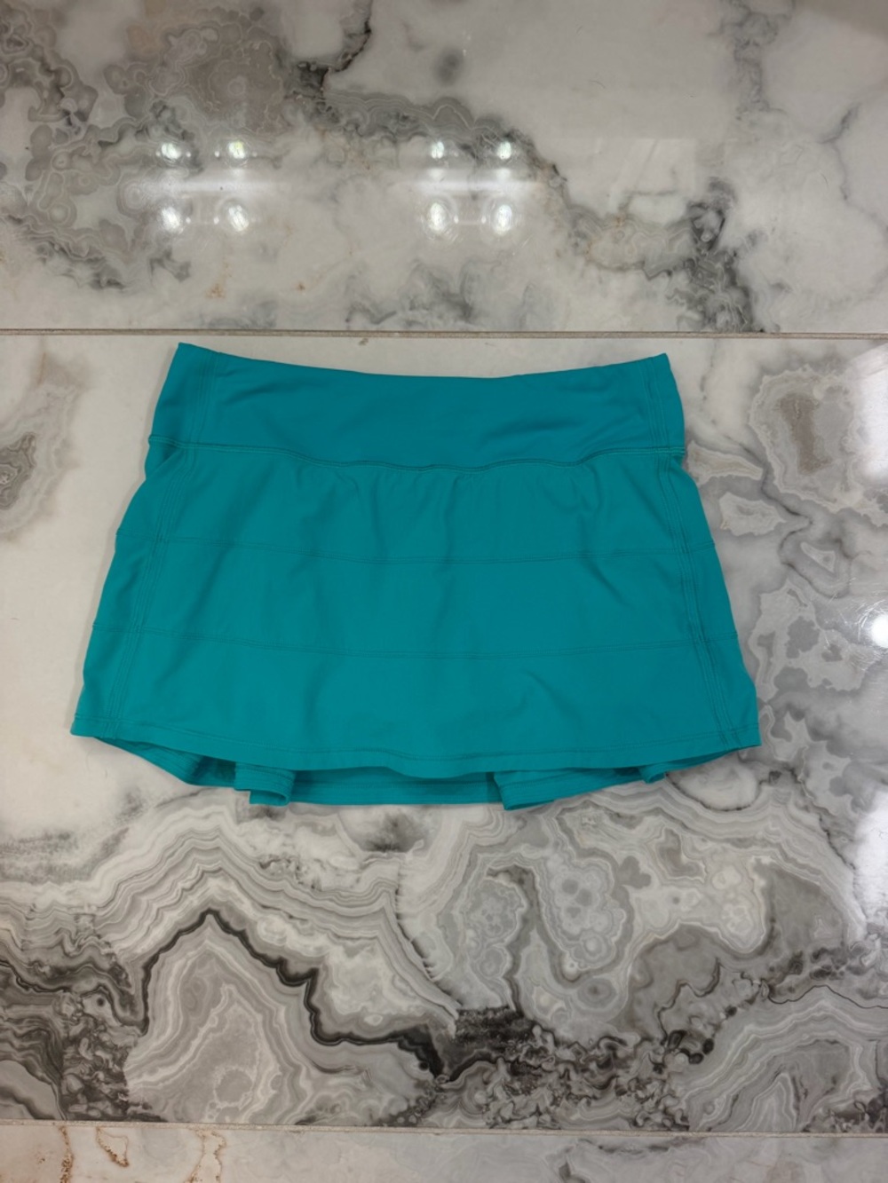 Teal Athletic Skort with Built-In Shorts